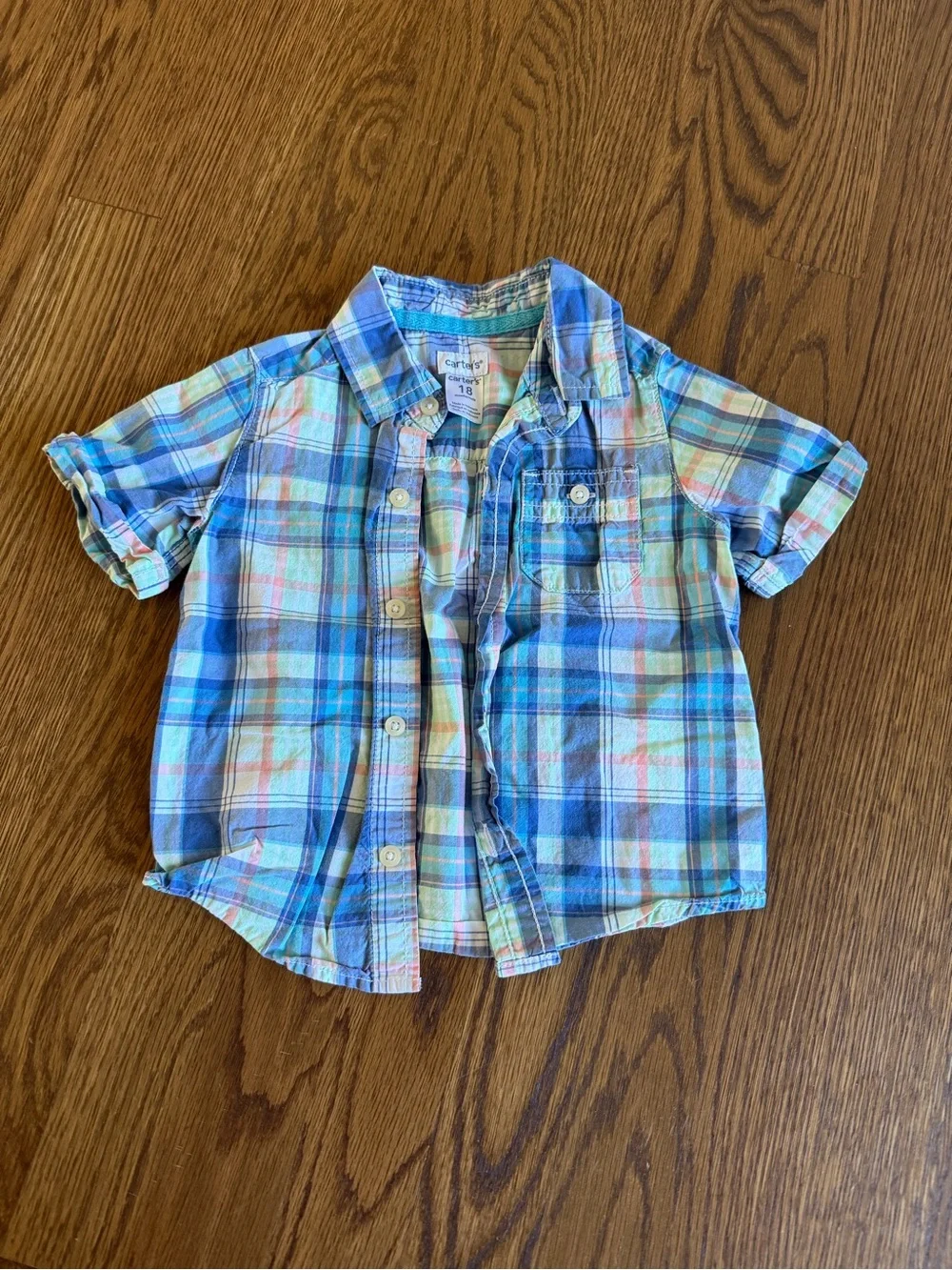Carter's Bright Short Sleeve Tops, size 18M